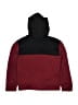 DKNY 100% Polyester Burgundy Zip Up Hoodie Size 7 - photo 2