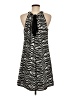 Unbranded 100% Polyester Animal Print Black Casual Dress Size M (estimated) - photo 2