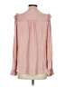 Express 100% Polyester Pink Long Sleeve Blouse Size S - photo 2