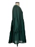 Unbranded Solid Green Casual Dress Size S - photo 4