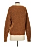 Something Navy Tweed Brown Pullover Sweater Size S - photo 2