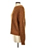 Something Navy Tweed Brown Pullover Sweater Size S - photo 5