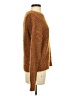 Something Navy Tweed Brown Pullover Sweater Size S - photo 4