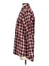 Theory Plaid Red Long Sleeve Button-Down Shirt Size S - photo 5