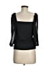 Heartloom Black 3/4 Sleeve Top Size M - photo 2