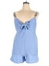 Shein Curve Solid Blue Romper Size 1X - photo 1