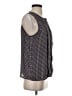 J.Crew 100% Polyester Blue Sleeveless Blouse Size S - photo 4