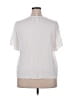 Beacon 100% Rayon Ivory Short Sleeve Blouse Size XXL - photo 2