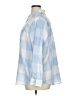 Flag & Anthem Checkered-gingham Blue Long Sleeve Blouse Size 1X - photo 5