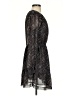 MNG Paisley Gray Cocktail Dress Size 4 - photo 4