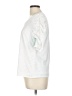 CeCe Solid White Short Sleeve Top Size L - photo 5