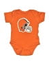 Outerstuff 100% Cotton Orange Short Sleeve Onesie Size 3-6 mo - photo 1