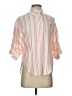 Madewell Stripes Orange Short Sleeve Blouse Size XXS - photo 1