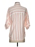 Madewell Stripes Orange Short Sleeve Blouse Size XXS - photo 2