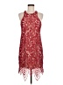 Express 100% Nylon Red Cocktail Dress Size M - photo 1