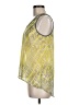 Chloe K 100% Polyester Yellow Sleeveless Blouse Size M - photo 5