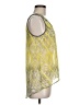 Chloe K 100% Polyester Yellow Sleeveless Blouse Size M - photo 4