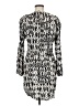Gap 100% Rayon Print Silver Casual Dress Size M - photo 2