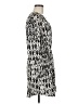Gap 100% Rayon Print Silver Casual Dress Size M - photo 4