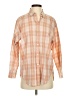 J.Crew 100% Cotton Plaid Orange Long Sleeve Button-Down Shirt Size 4 - photo 1
