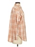 J.Crew 100% Cotton Plaid Orange Long Sleeve Button-Down Shirt Size 4 - photo 4