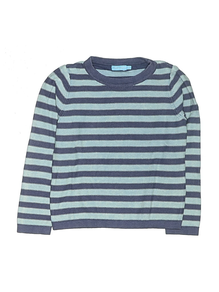 Pre-owned J. Mclaughlin Kids' Pullover Sweater In Blue