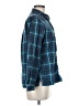 Cabela's 100% Cotton Plaid Blue Long Sleeve Button-Down Shirt Size M - photo 4