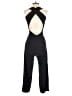 Assorted Brands Solid Black Jumpsuit Size 10 - photo 2