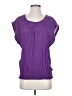 Twenty One Purple Short Sleeve Blouse Size S - photo 1