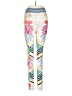 Salt & Pepper Print White Yoga Pants Size S - photo 2