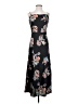 Vince. 100% Polyester Floral Black Casual Dress Size 2 - photo 1