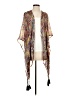 Satva 100% Modal Aztec Or Tribal Print Multi Color Gold Kimono Size XS - Sm - photo 1