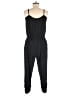 Aqua 100% Polyester Solid Black Jumpsuit Size M - photo 2