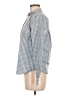 UNTUCKit 100% Cotton Checkered-gingham Blue Long Sleeve Button-Down Shirt Size 6 - photo 5