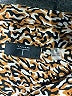 T Tahari 100% Polyester Animal Print Brown Long Sleeve Blouse Size M - photo 7