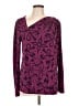 Narciso Rodriguez Burgundy Long Sleeve Blouse Size L - photo 1