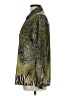 Susan Graver Animal Print Green Long Sleeve Blouse Size 6 - photo 5