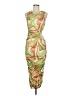 Shein Tropical Green Cocktail Dress Size 6 - photo 1