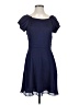 BCBGeneration Solid Blue Casual Dress Size 4 - photo 1