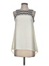 THML 100% Polyester Ivory Sleeveless Blouse Size XS - photo 1