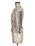 Carlisle Animal Print Tan Pullover Sweater Size M - photo 5