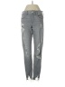 Express Graphic Gray Jeans Size 4r - photo 1
