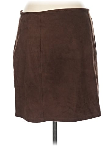 BCNU Be Seeing You Faux Leather Skirt (view 2)