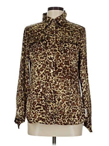 AK Anne Klein Long Sleeve Blouse (view 1)