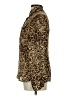 AK Anne Klein 100% Polyester Animal Print Brown Long Sleeve Blouse Size M - photo 5