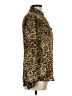 AK Anne Klein 100% Polyester Animal Print Brown Long Sleeve Blouse Size M - photo 4