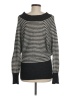 Isda & Co Stripes Gray Black Pullover Sweater Size M - photo 2