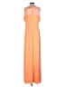 Gianni Bini Solid Orange Casual Dress Size 8 - photo 2