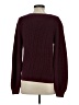Lands' End 100% Cotton Solid Burgundy Pullover Sweater Size XS - photo 2