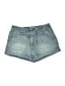 Almost Famous Blue Denim Shorts Size 9 - photo 1